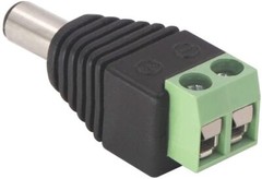 100PCS 12V DC Power Connector Power Jack Plug Adapter Barrel Connector for CCTV