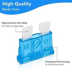 5 Sets Add-A-Circuit Fuse Tap Adapter 12V & Standard ATC ATO Blade Fuses 15 Amp