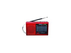 Portable AM FM Radio Bluetooth USB Micro SD Card Rechargeable Camping Outdoor