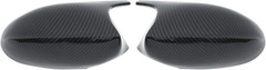Pair of Carbon Fiber ABS Rear View Door Side Mirror Cover Cap for BMW 3 Series E