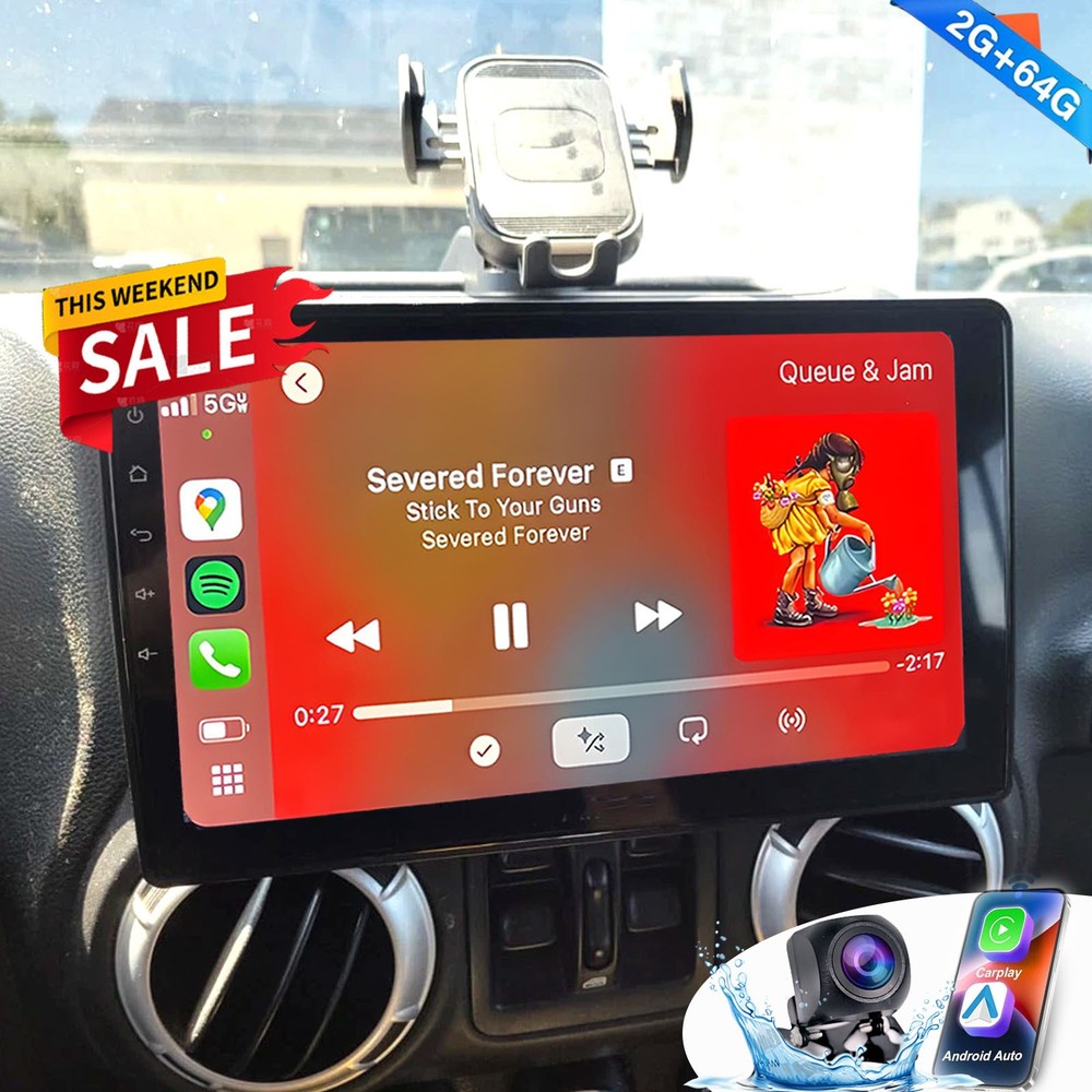 10.1” Car Radio for Jeep Wrangler JK 2007-18 Android Touchscreen Estéreo 2+64G
