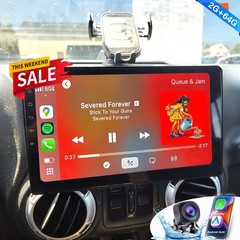 10.1” Car Radio for Jeep Wrangler JK 2007-18 Android Touchscreen Estéreo 2+64G