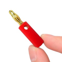 40PCS 4mm Gold Plated Banana Plugs Audio Jack Speaker Wire Cable Screw Connector