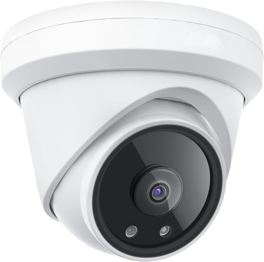 6MP PoE IP 155° Wide Angle IR Night Vision Turret Camera Metal Housing 2.1mm