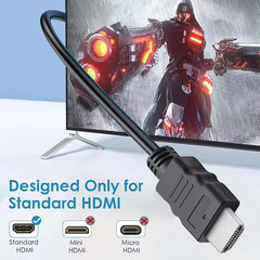 HDMI Extension Cable Male to Female HDMI Cable Extender 4k UHD TV PC PS5 XBOX