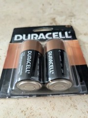 2 Pack Duracell C2 Alkaline Batteries. Trusted Brand, 10 Years Guarantee. New.