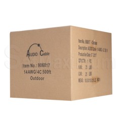 OUTDOOR Speaker Cable Direct Burial Black Audio Wire 14/2 14/4 16/2 16/4 AWG UV