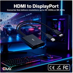 PC Laptop Gaming Console to Monitor HDMI Active Adapter