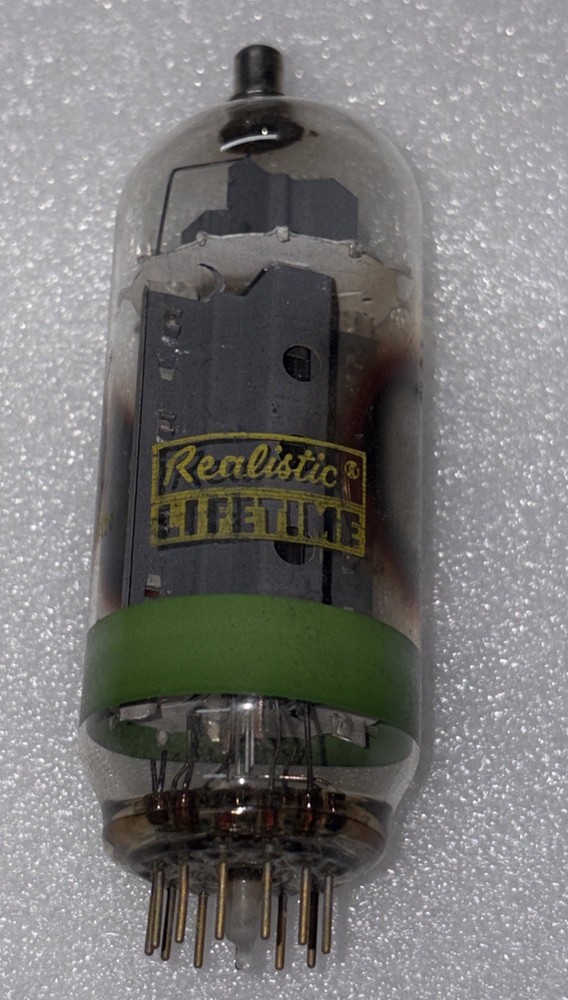 Realistic Lifetime 6KD6 Vacuum Tube Tested Strong