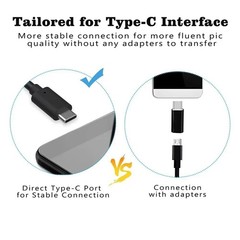 6LED USB Snake Endoscope Borescope HD Inspection Camera Scope For Android Type C
