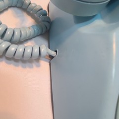 Light Blue Rotary Dial Desk Phone by Bell Systems Western Electric 1971 USA 500