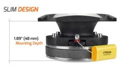 4x PRV TW700Ti-4 SLIM Bullet 4 inch Pro Shallow Tweeters 4 Ohms Car Audio 200W