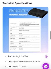 Brand New vSeeBox Vsee V6 MAX Android TV Box + FREE GIFT Mini Keyboard USB CABLE