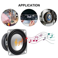 6Pcs 2 4Ohm 3W Full Range Audio Speaker Stereo Woofer Loudspeaker