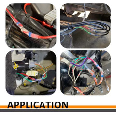 400PCS Waterproof Solder Seal Sleeve Heat Shrink Butt Wire Connectors Terminals