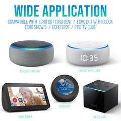 15W Power Supply Adapter for Amazon Echo Dot (3rd Gen) Echo Show 5 Cord Charger