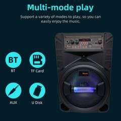 3000W Portable Bluetooth Speaker Sub woofer Heavy Bass Sound System Party+Remote