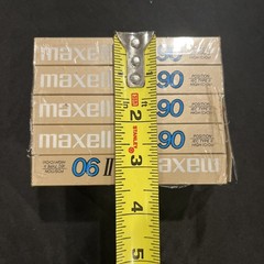 Maxell XL II 90 Blank Audio Cassette Tape Type II 2 High Bias Pack of 5 – Sealed