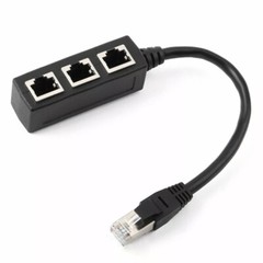 RJ45 CAT6/5/7 LAN Ethernet Cable Connector Splitter Adapter 1 to 2/3 Ways
