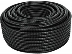50 Ft. 3/8″ Split Wire Loom Conduit Polyethylene Tubing Black Color Sleeve Tube
