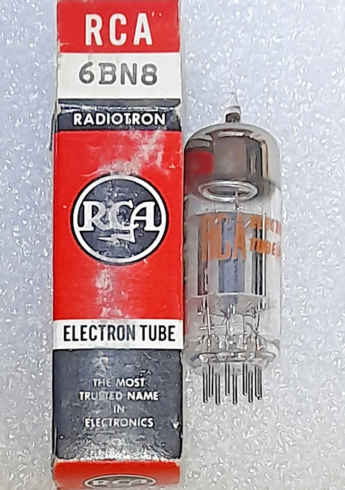 6BN8 RCA NOS Vacuum Tube, TV-7D Tested – will combine shipping