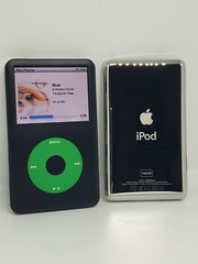 REFURBISHED Apple Ipod Classic 7th Gen Black and Green 160gb – NEW Battery!