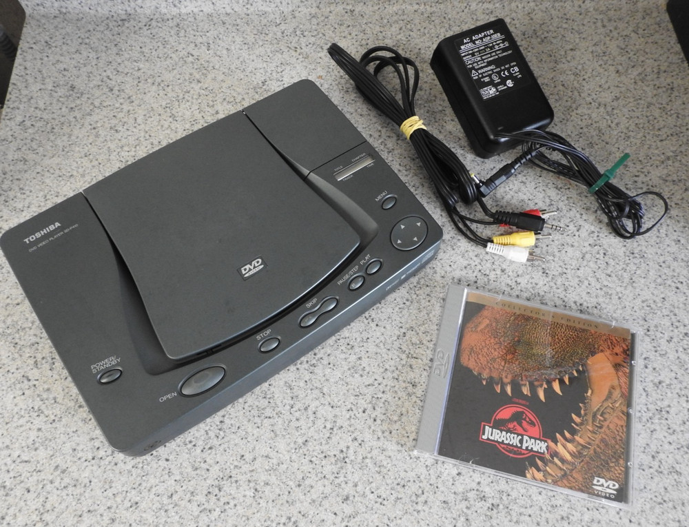 1997 Toshiba SD-P410 DVD player Project X Nuon Prototype, First Compact player
