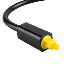 Dual Port Toslink Digital Fiber Optical Adapter Splitter Audio Cable 1 In 2 Out;