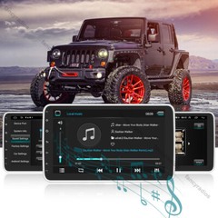 10.1″ Vertical Screen Rotation Android 11 2din Car Radio Stereo Player Navi GPS