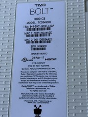 2 TiVo BOLTs for ANTENNA or CABLE ~ LIFETIME SERVICE ~ 1TB HARD DRIVE Upgraded