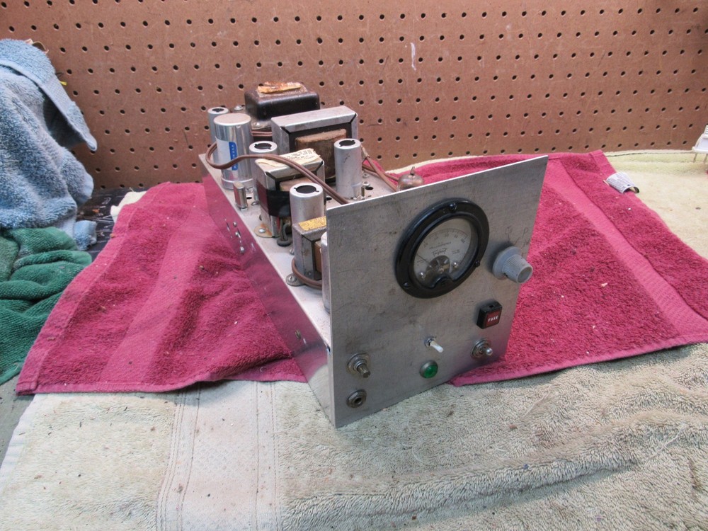 VINTAGE HOME BREW HAM RADIO RECIEVER TRANSMITTER TUBE TYPE