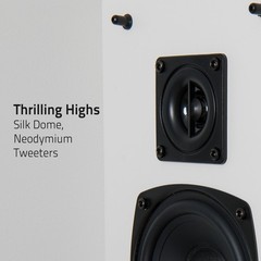 Fluance Elite 2-Way Bipolar Surround Sound Wide Dispersion Speakers