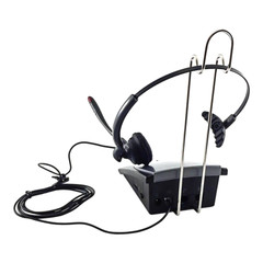 Plantronics S12 Telephone Headset System Corded Office Hands Free Phone