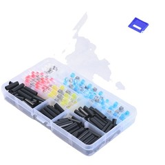 250pcs Waterproof Solder Seal Sleeve Heat Shrink Butt Wire Connectors Terminals