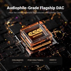 Fosi Audio DS3 Portable USB-C DAC Amp Gaming Headphone Amplifier 7.1 Audio