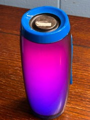 Billboard BB3765 Bluetooth Speaker LED Disco Light Blue Open Box Tested IPX4
