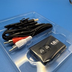 1Mii B0305 Wireless Transmitter Receiver 2-in-1 AUX USB-C RCA Black