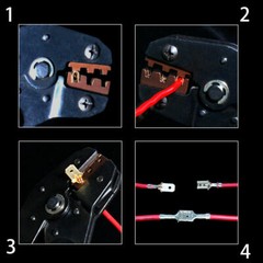 450PCS Female Male Spade Connectors Wire Crimp Terminals Set 2.8mm/4.8mm/6.3mm