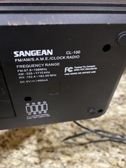 Sangean CL-100 Public Alert NOAA Weather Radio Clock – Tested & Working!