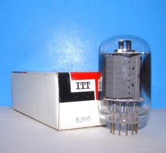 6JN6 ITT NOS vintage electron radio audio amplifier vacuum tubes valves 6JN6