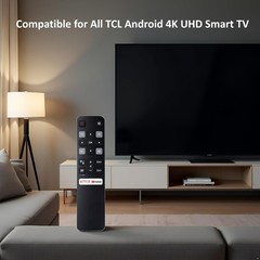 Easy-to-Use RC802V Remote for TCL 4K UHD TVs – Lightweight & Ergonomic