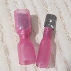 Female Male Red Waterproof Spade Connectors Heat Shrink 16-22 AWG Wire Terminals