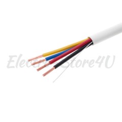Alarm Wire Cable 500ft 1000ft Solid Stranded CCA 18 22 AWG Shielded Unshielded