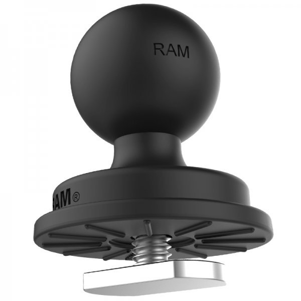 RAM Mount 1 inch Plastic Ball Track Base with T-Bolt Attachment RAP-B-354U-TRA1