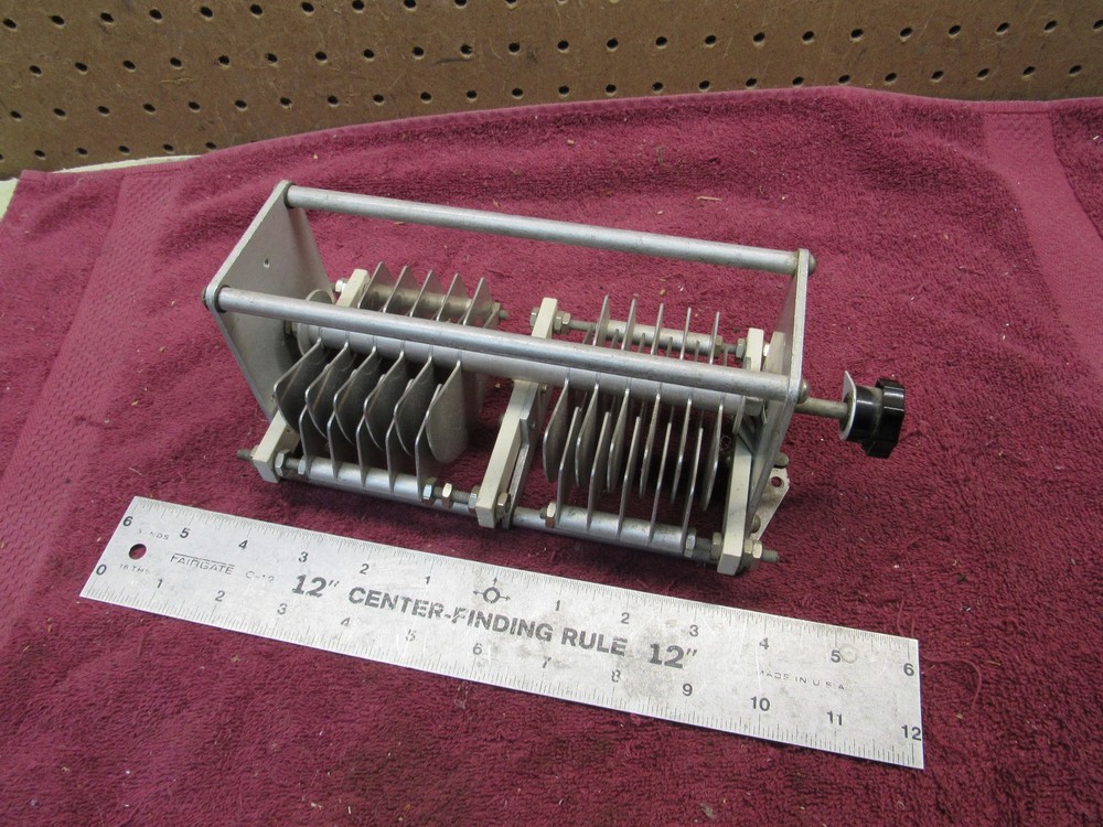 Vintage Johnson Air Variable Capacitor HAM Amplifier/Tuner 2x 20-70 pf +/-