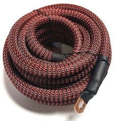 Braided Snakeskin Sleeving Copper Stranded Power Wire Multi Length/Color LOT
