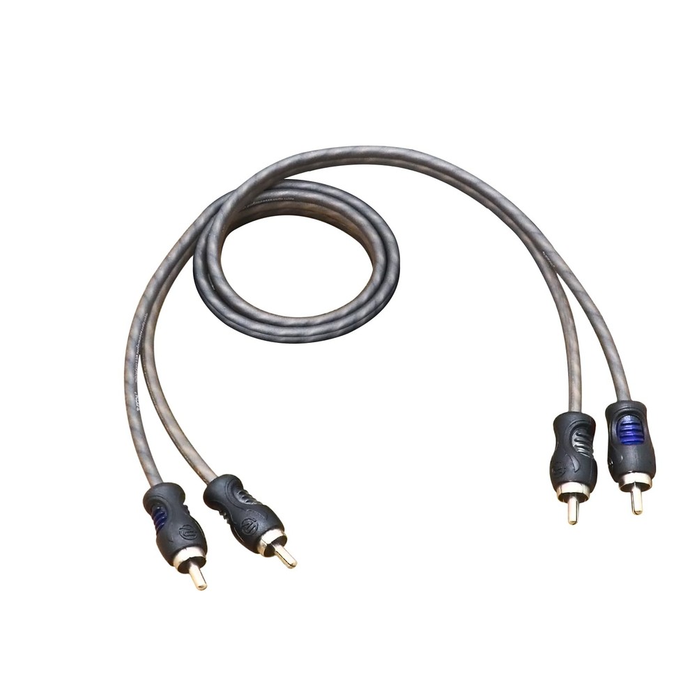 RECOIL RCI21 100% Oxygen Free Copper 1ft 2-Channel RCA Audio Cable, Twisted