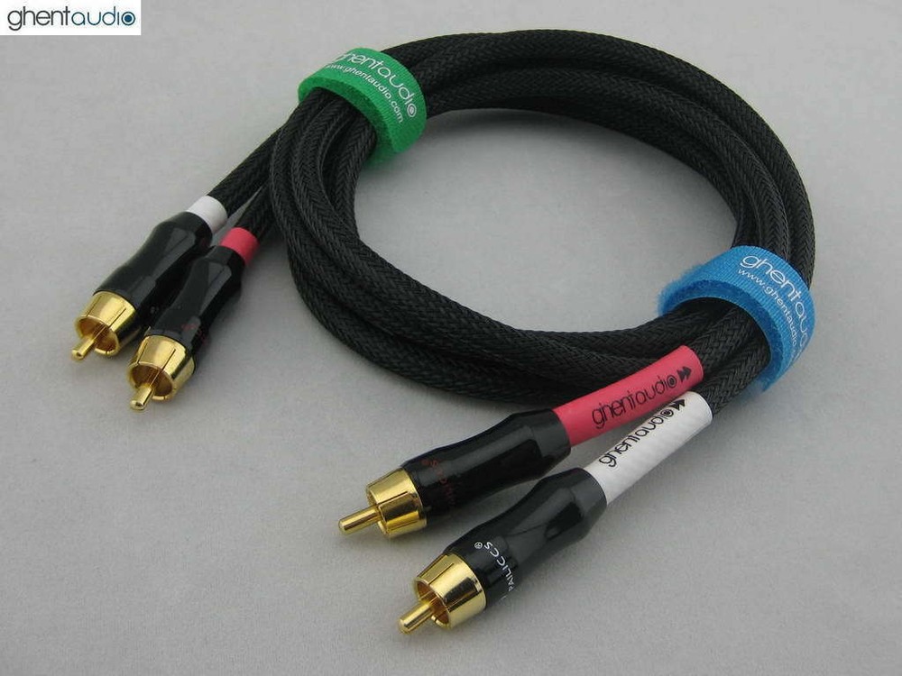 A02 (0.5m 1.5ft) — Pair(2pcs) RCA Choseal 4N-OFC HIFI Audio Cables