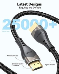 Ultra High Speed HDMI Cable 2FT 5-Pack – Supports 10K 4K@120Hz Quality