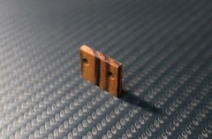 Universal Headshell Damper Spacer for Cartridges / Tonabnehmer made of Zebrawood